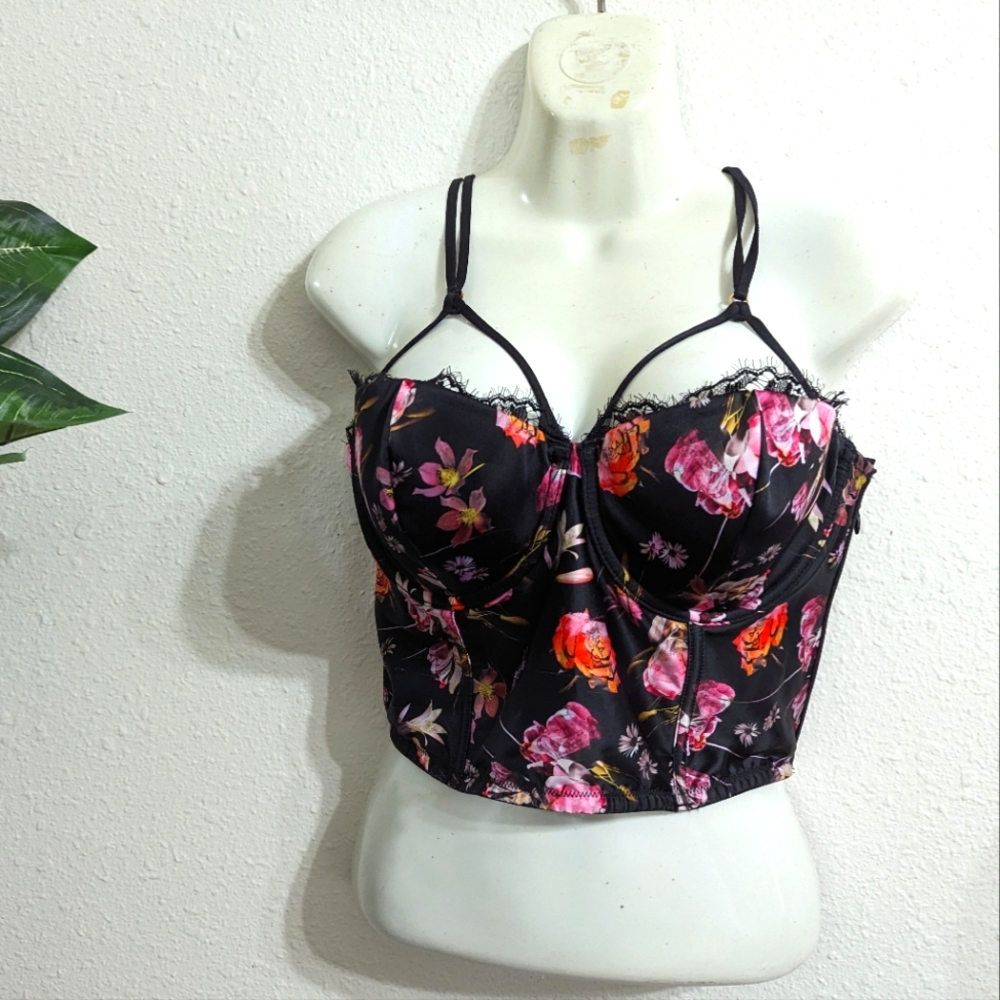 🤎5/$25🤎Victorias Secret Floral Cropped Very Sexy Corset